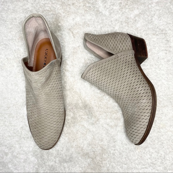 Lucky Brand Shoes - Lucky Brand Baley Perforated Leather Bootie